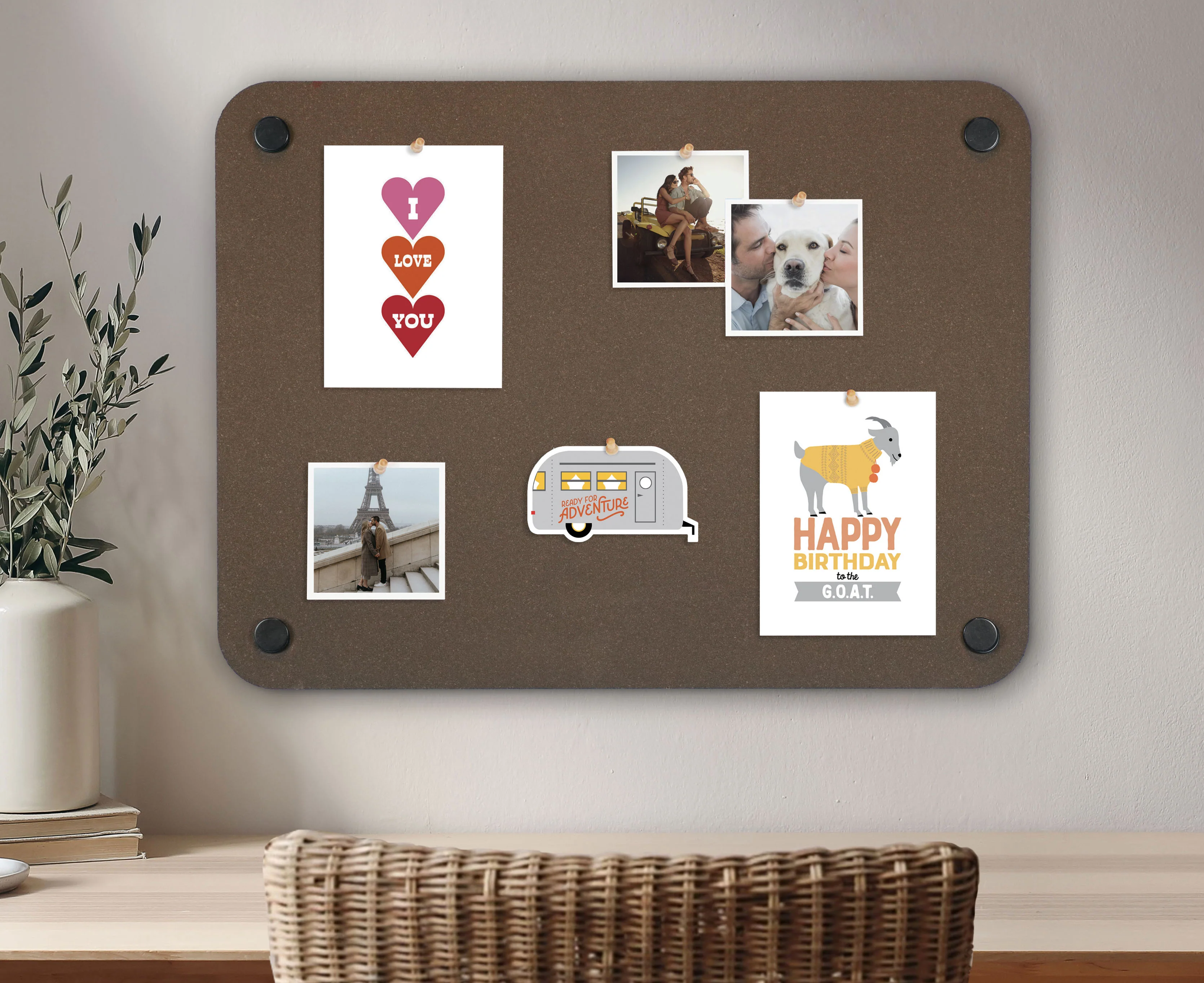 Frameless Cork Board  24" x 18" - Image 24