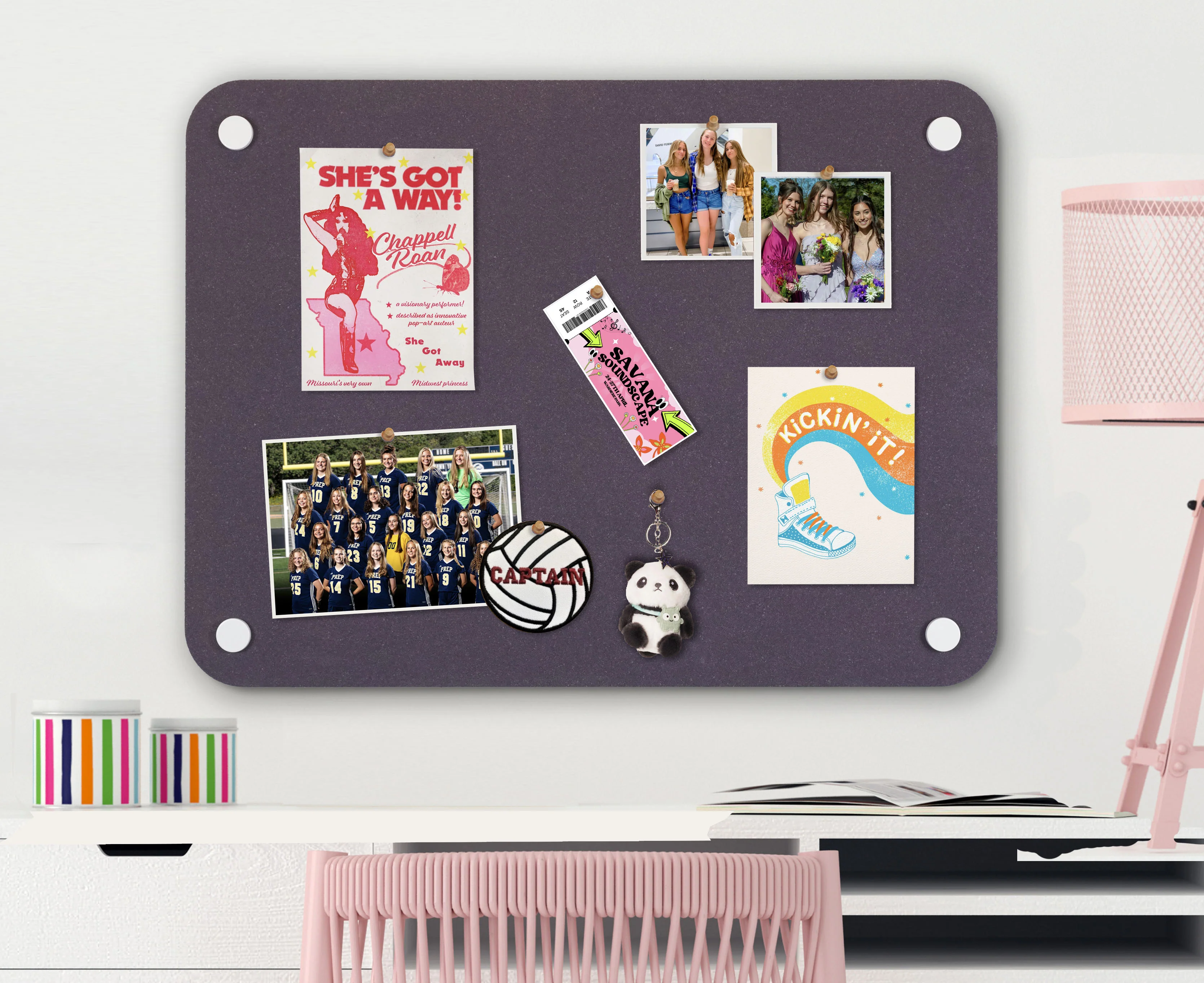 Frameless Cork Board  24" x 18" - Image 29