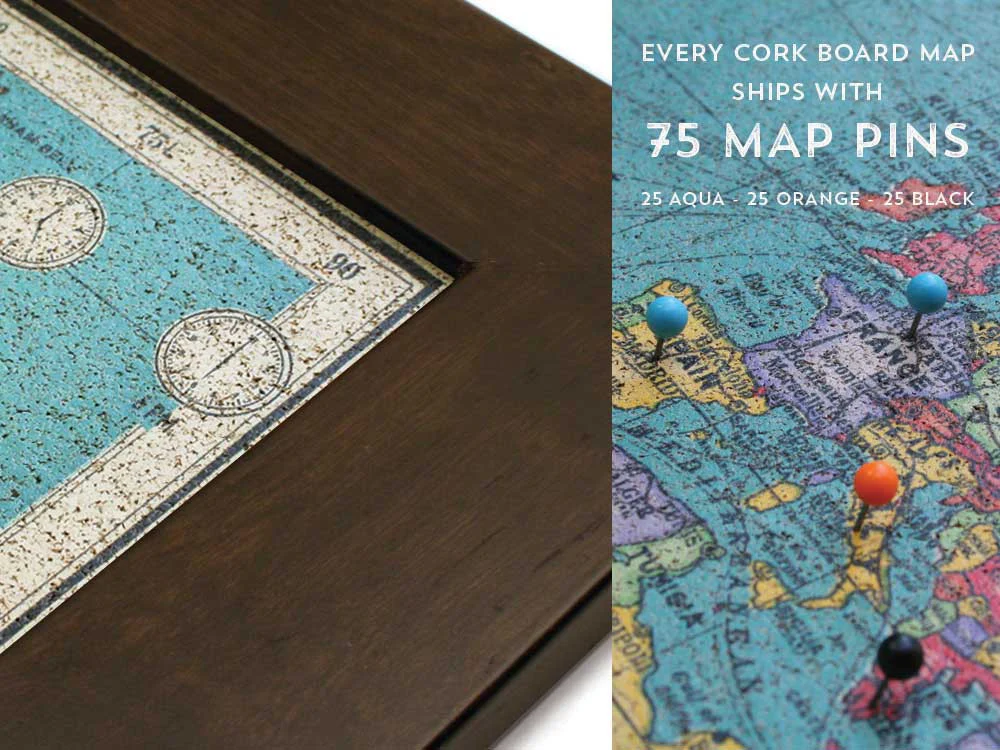 Cork Board World Map - Image 14