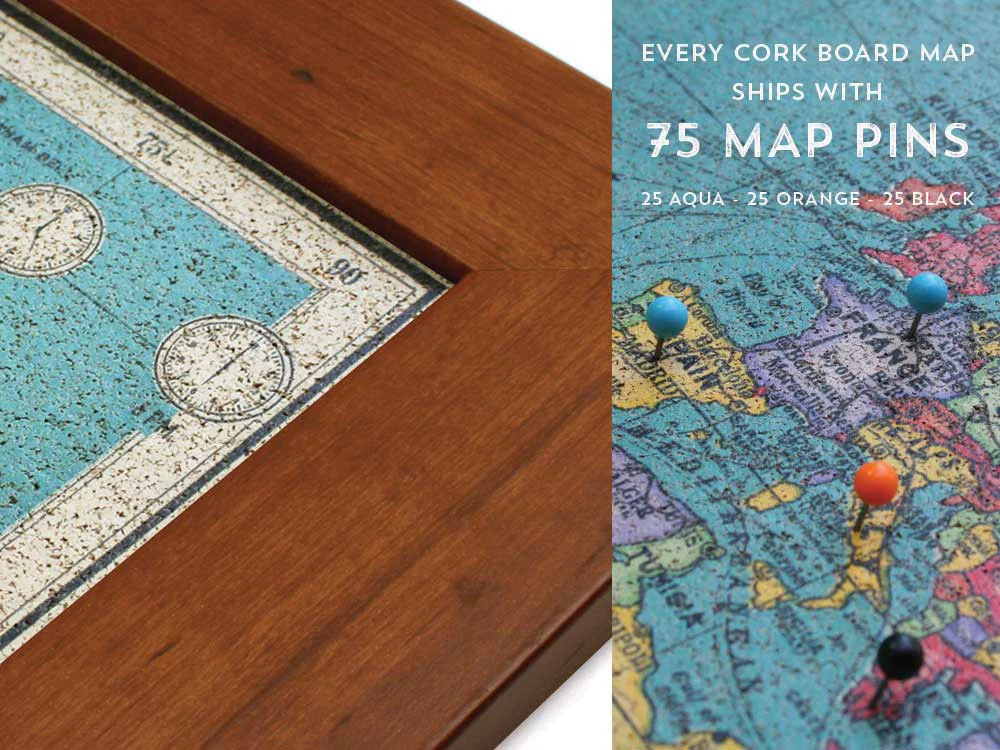 Cork Board World Map - Image 15