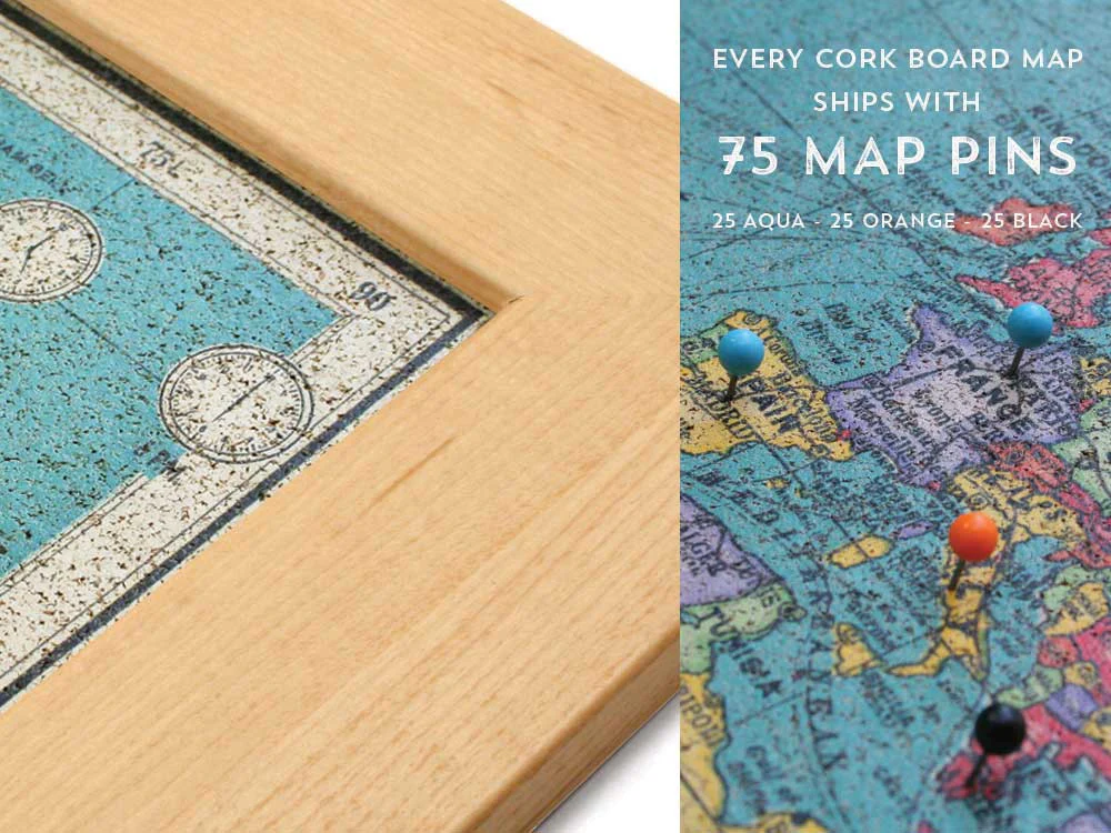 Cork Board World Map - Image 16