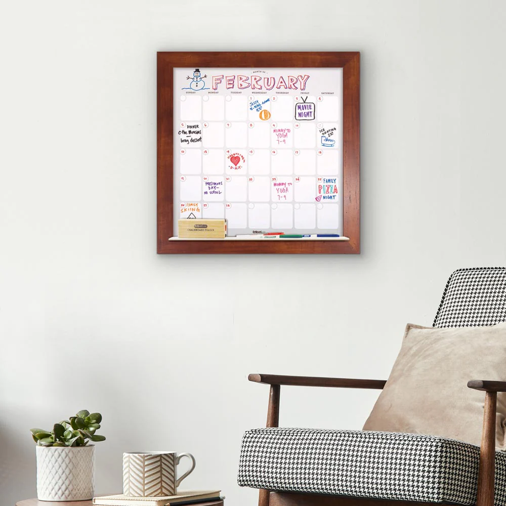 Dry Erase Calendar 22" x 22"