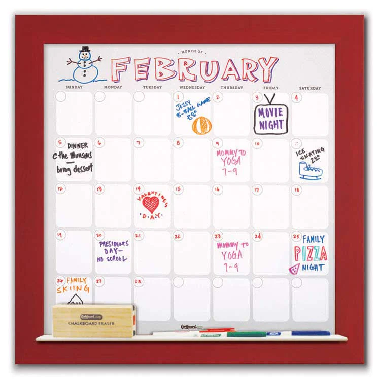 Dry Erase Calendar 22" x 22" - Image 10