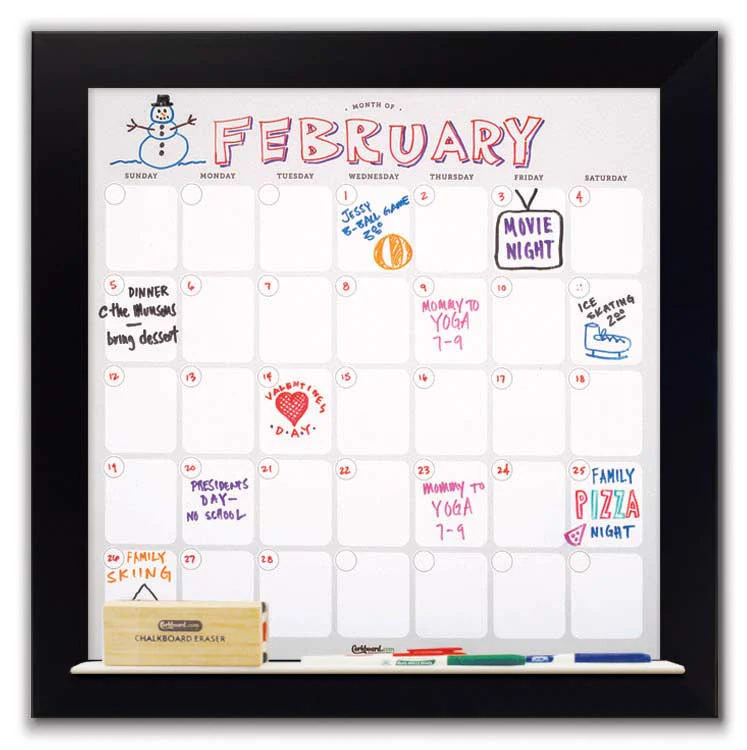 Dry Erase Calendar 22" x 22" - Image 4
