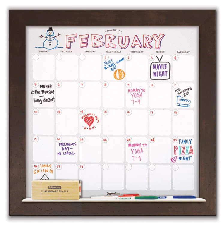 Dry Erase Calendar 22" x 22" - Image 5