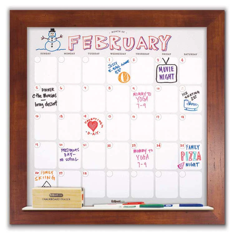 Dry Erase Calendar 22" x 22" - Image 6