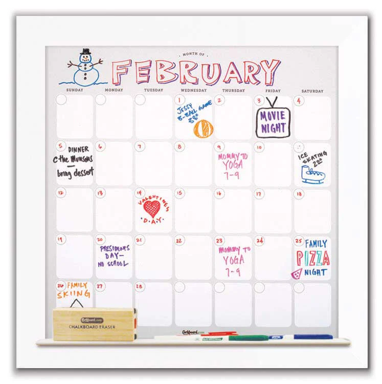 Dry Erase Calendar 22" x 22" - Image 8