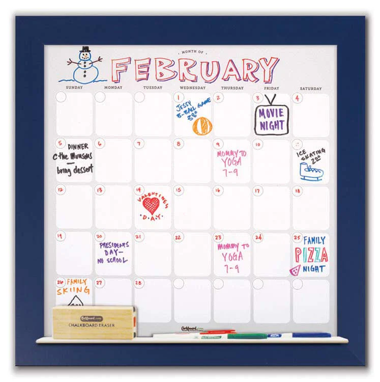Dry Erase Calendar 22" x 22" - Image 9