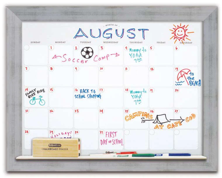 Dry Erase Calendar 28" x 22" - Image 11