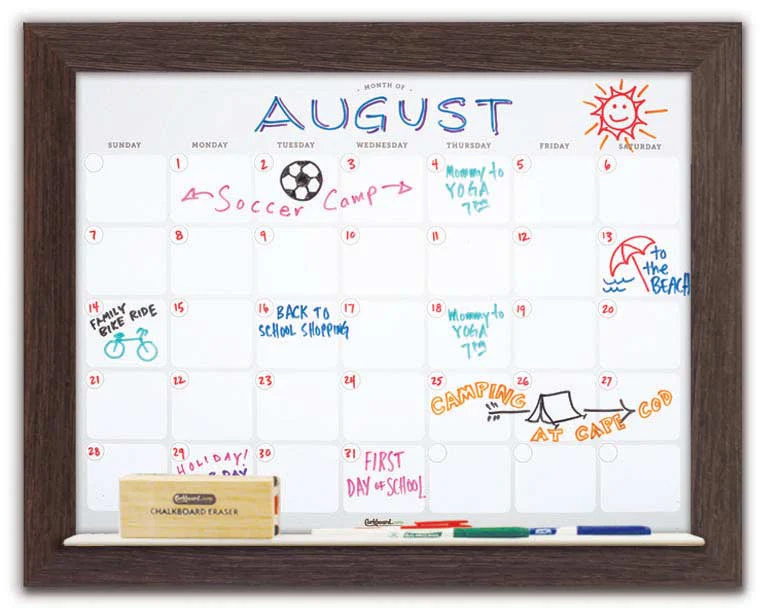 Dry Erase Calendar 28" x 22" - Image 3