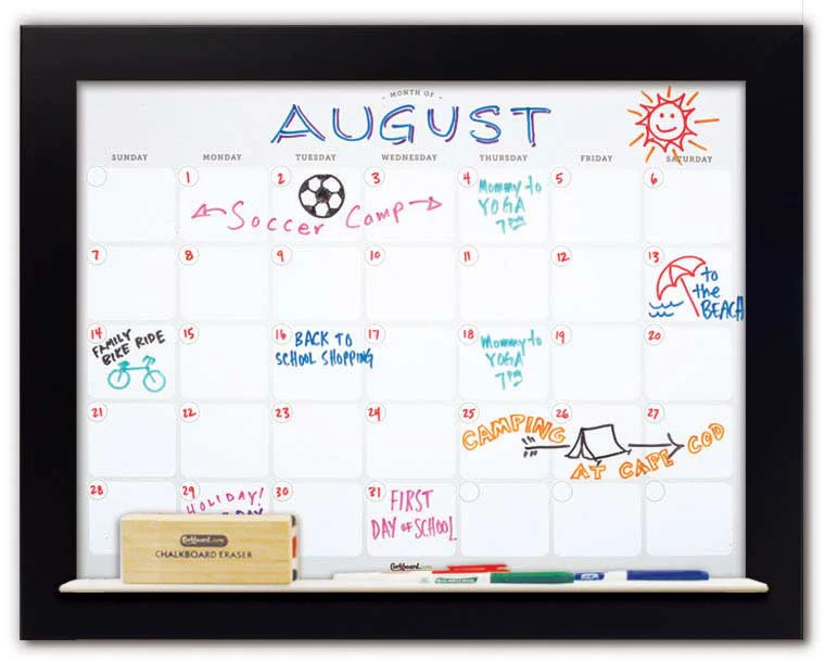 Dry Erase Calendar 28" x 22" - Image 4