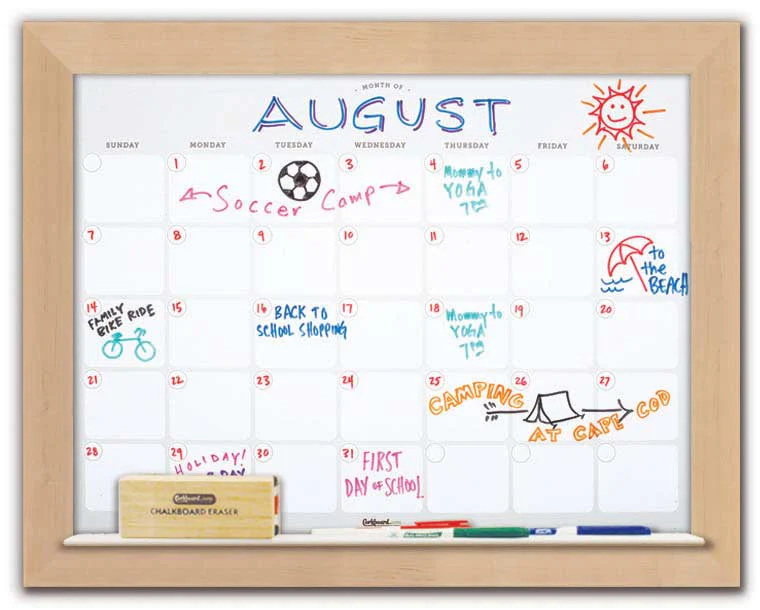 Dry Erase Calendar 28" x 22" - Image 7