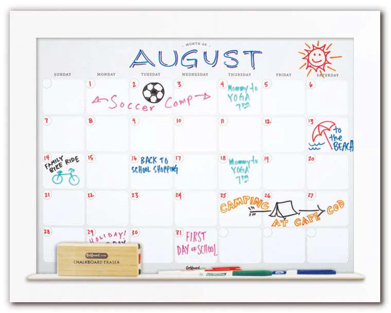 Dry Erase Calendar 28" x 22" - Image 8