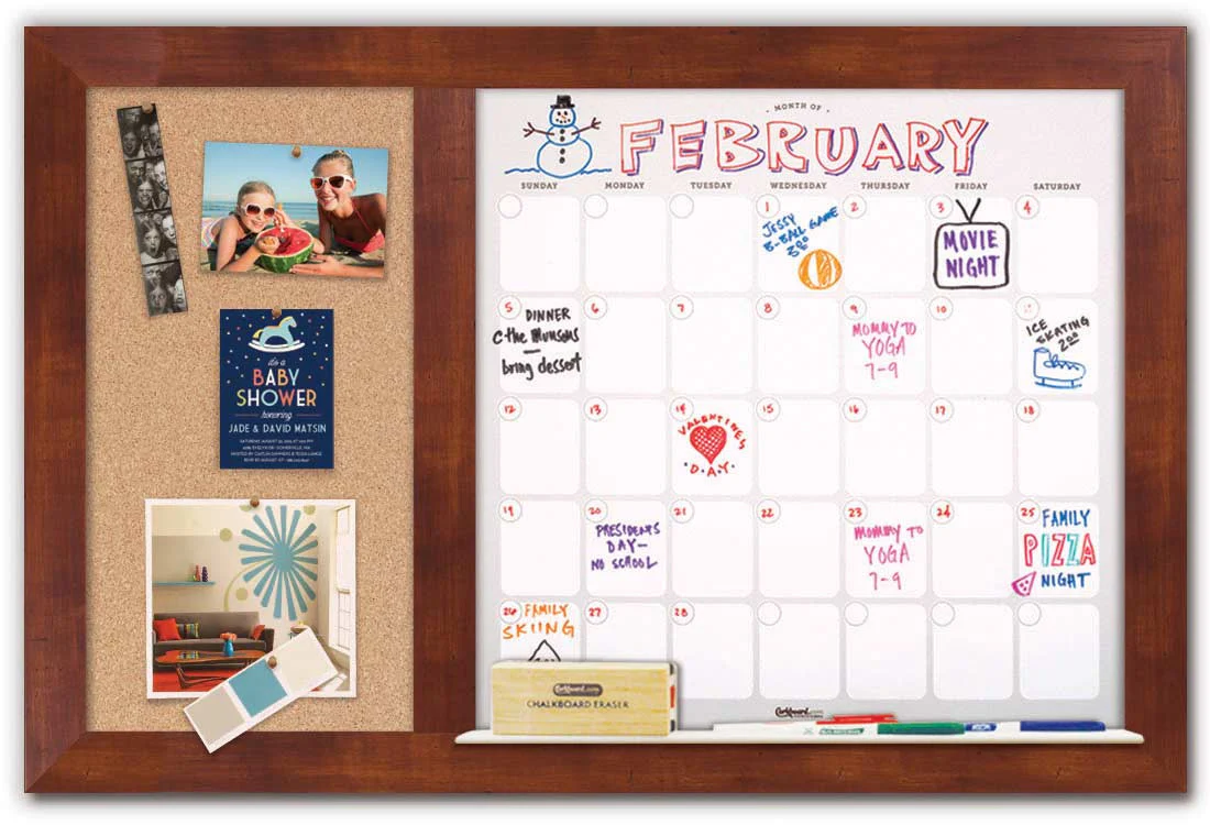 Dry Erase Calendar 36" x 22" - Image 11