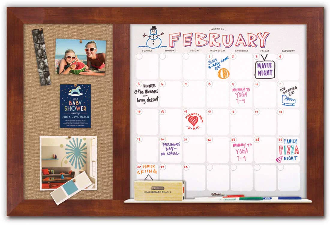 Dry Erase Calendar 36" x 22" - Image 12