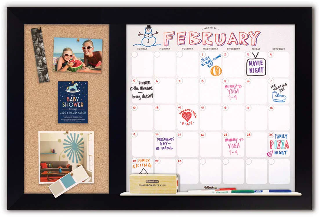 Dry Erase Calendar 36" x 22" - Image 6