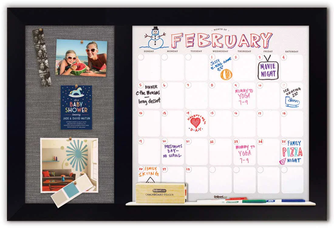 Dry Erase Calendar 36" x 22" - Image 8