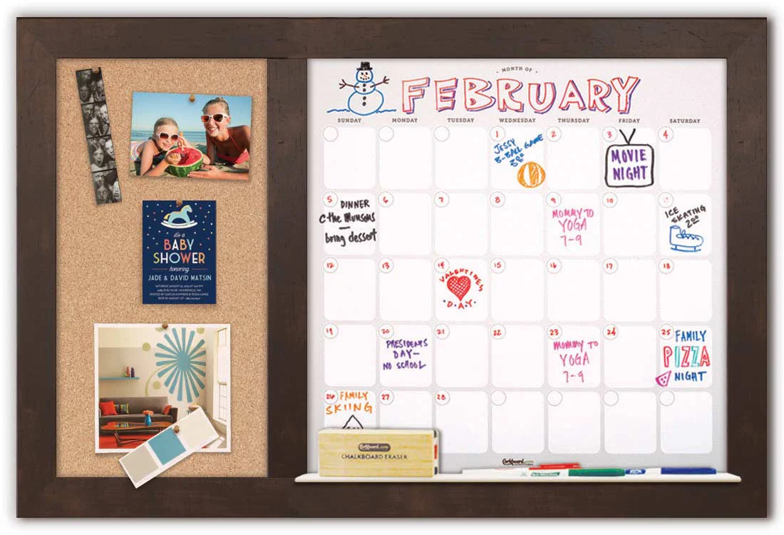 Dry Erase Calendar 36" x 22" - Image 9